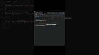 JS Array Methods : indexof() #7 #codingtutorials #javascript #webdevelopment #web #array #concept