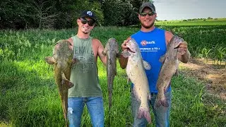 Bank Line Fishing on the Little Blue River