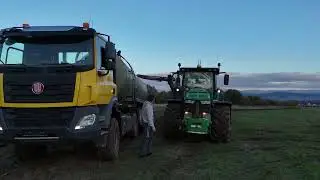 Slurry aplication. Není guvno, není úroda pod Tatrami. #gaspo #farming #johndeere #farmlife #gülle