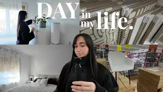 Day in my Life | Ma nouvelle vie dans mon appartement 🏠 (morning routine, cleaning, shopping)