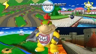 Mario Kart Wii (Lightning Cup - 150cc) - Bowser Jr. Gameplay