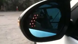 2010 Mazda3 LED Anti Glare Curved Side Mirror - Left
