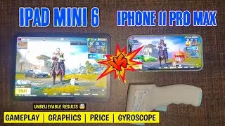 iPad Mini 6 vs iPhone 11 PRO max PUBG Test | Speed, Graphics, and Gameplay