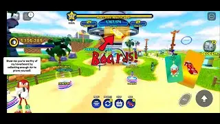 Knuckles gives me a hoverboard because of my skills! (roblox)