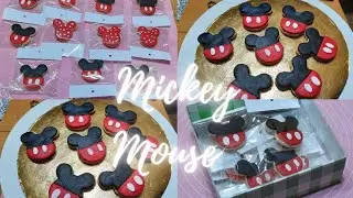 Decorate Mickey Mouse cookies in a unique way  # karma_cakes _ English # cookies 🍪
