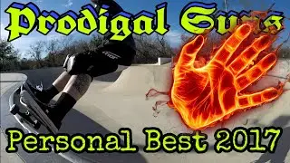 Prodigal Suns, personal best of 2017.. Skateboarding progression at over 47 years old 😲