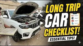 LONG TRIP CAR CHECKLIST! | Essential Pre-Trip Car Inspection Tips (Must Do!)