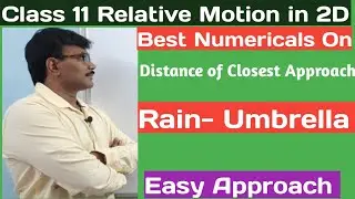 2 Rain Umbrella Concept II Relative Motion in 2D II Telugu