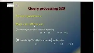 تصميم قواعد البيانات - Query processing 1
