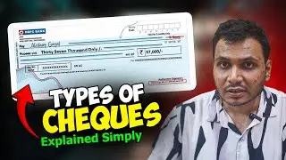Types of Cheques | Bearer, Crossed, Stale, etc. | In Hindi | Mehul Jain