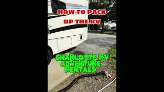 How to pack up your RV or camper when leaving a campground