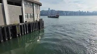Taking the ferry from Kwun Tong to North Point