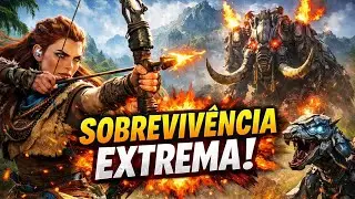 Horizon Forbidden West – 1 HORA de Gameplay COMPLETA | Sobrevivência Extrema no Mundo Selvagem#games