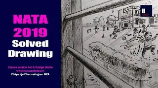 NATA 2019 Solved Drawing
