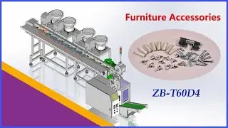 Compatible Furniture dowel screw packaging machine, Automatic Furniture kit packing machine