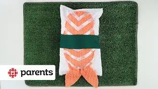 Easy No-Sew Costumes: Salmon Sushi