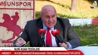 CANLI | Yılport Samsunspor Başkanımız Yüksel Yıldırım Basın Toplantısı Düzenliyor
