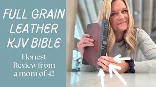 Exceeded Excitations! Full Grain Leather KJV Bible from Christian Art Publishers