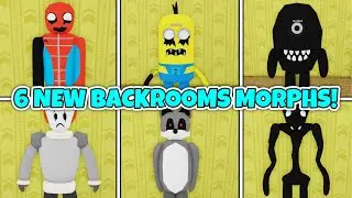 How to get ALL 6 NEW BACKROOM MORPHS in BACKROOMS MORPHS! - Roblox