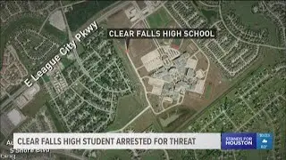 Clear Falls High School student arrested for threat