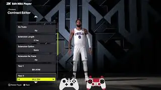 NBA 2K26 How to Change Player Contract Settings