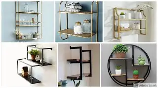 75 Metal Wall Mounted Shelves to decorate your wall