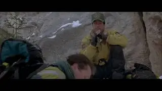 Why did Gabe’s former friend yell at him on the cliff