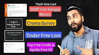 Flash Rs.200 Free Swiggy Money Loot, Apollo Free Gift Card Survey, Apollo, Free Tinder Membership