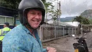 The world famous Cook Islands scooter licence test
