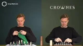 Crownes Chess Set - Compact Nesting Chess Set - DesignNest.com