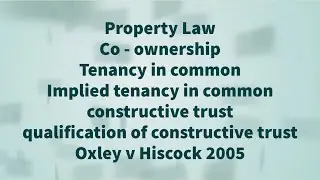 Oxley v Hiscock 2005