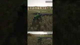 Cel mai MARE cilindru! Un tractor cu mulți căluți putere! #fs25gameplay #shorts #fs25 #johndeere