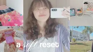 RESET VLOG ✨️: what's in my makeup bag, desk cleaning, clothes shopping, and next month preparations