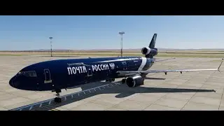 X-Plane 12 /Rotate MD-11 Cargo/ UZSA-UAAA/xEnviro 1.34