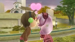Harvest Moon: Animal Parade - Marriage Proposal to Luna (9 Hearts Event)