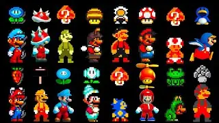 ALL MARIO POWER-UPS in Super Mario Maker 2!