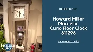 Marcella Curio Grandfather Clock 611296 by Howard Miller at Premier Clocks