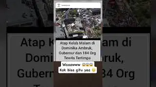 Ambruukkkk ⁉️ Atap klub malam ambruk guys
