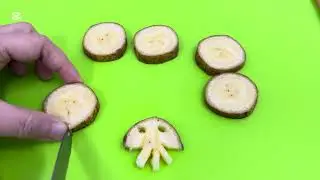 🍌ASMR Satisfying fruit art #satisfying #fruit #art 
