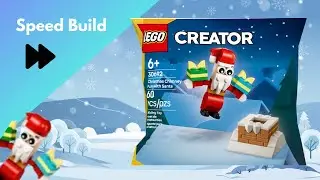 (SPEED BUILD!)  Lego Creator:  Christmas Chimney Fun with Santa!  30692