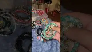 Glass beaded bracelets $5.00 #smallbusinessowner #smallbusinessspotlight #foryou