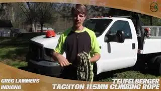 Teufelberger 11.5 Tachyon Climbing Rope - TreeStuff.com Custom Greg Lammers' Review In The Field