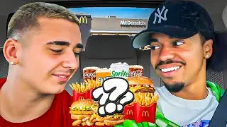 We Had To Eat 30k+ Calories Ordered by Strangers.. (DougDoug Drive-thru Challenge)