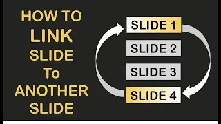 How to link ONE slide to ANOTHER in Powerpoint