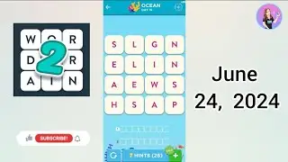 WordBrain 2 Ocean Event Day 15 June 24, 2024 Solution