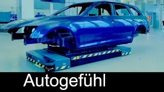 Audi Smart Plant future of car production (semi-)autonomous robots & drones - Autogef&uuml;hl