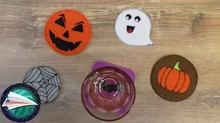HALLOWEEN Felt COASTERS | Halloween & Fall DIY Ideas | Easy Sewing for Beginners