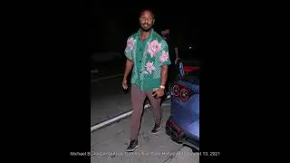 Michael B. Jordan Outside Catch LA in West Hollywood | August 13, 2021