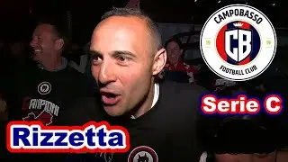 Il Presidente del Campobasso Matt Rizzetta Pazzo Di Goia Insieme Ai Tifosi Rossoblù  Festa Promozion