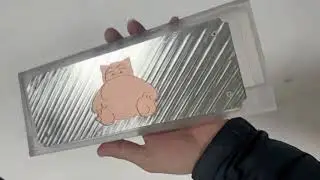 Custom CNC one off polycarbonate keyboard